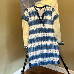 Chaos blue/white dress